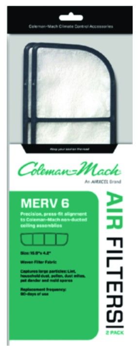 AIR FILTER MERV6 RATED NON-DUC